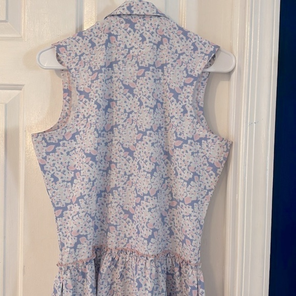 Women Turtles & Tees Masters in Bloom Peri Darby Polyester & Spandex Golf Dress - Picture 8 of 11